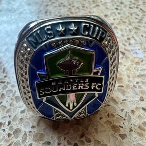 Championship Ring - Blue and Silver